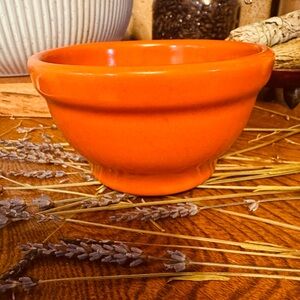 Vintage Metlox Poppy Trail Pottery Mixing Bowl Farmhouse Primitive Decor piece